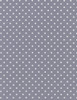 Cotton Print Yarmulkes Polka Dot Basic - SMOKE