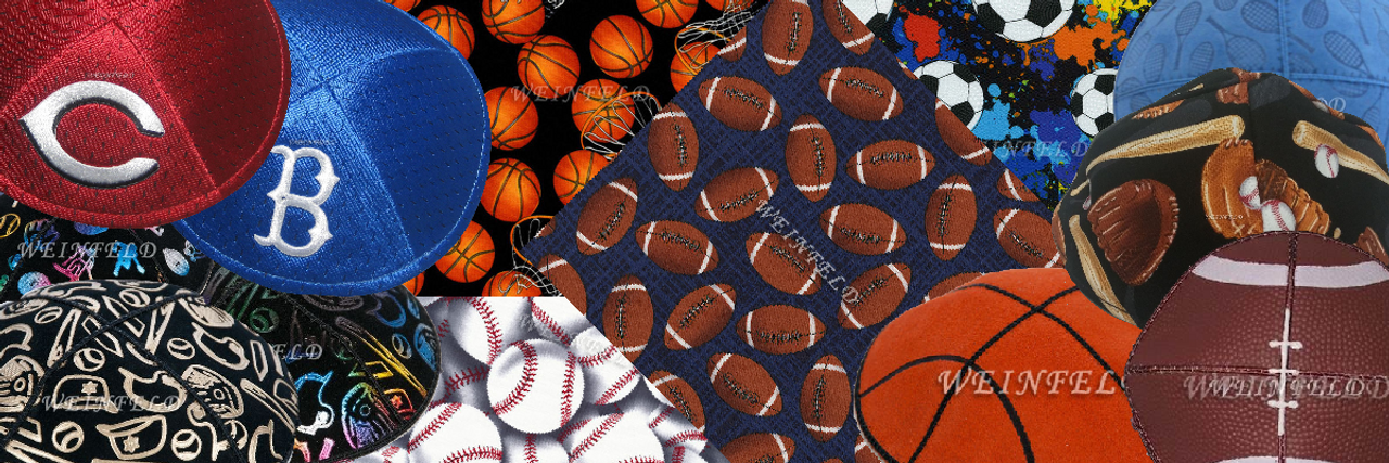 Sports Themed Yarmulkes