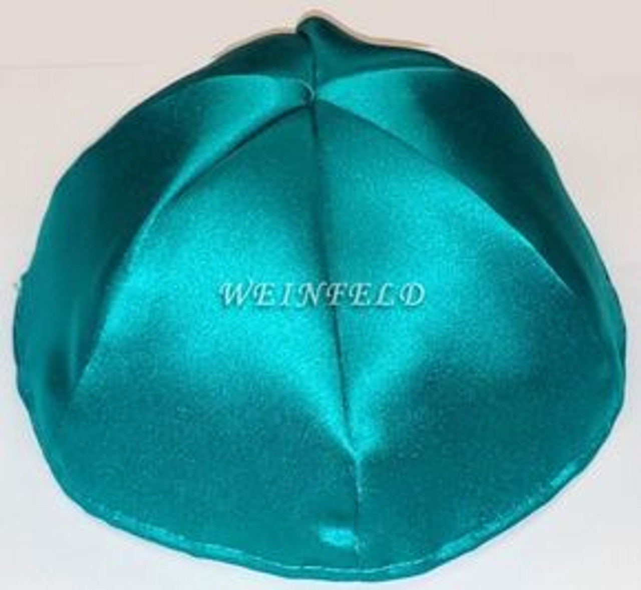 Satin Yarmulkes 6 Panels  Lined  Single Color  TEAL GREEN Best Quality  Bridal Satin  yarmulkescom