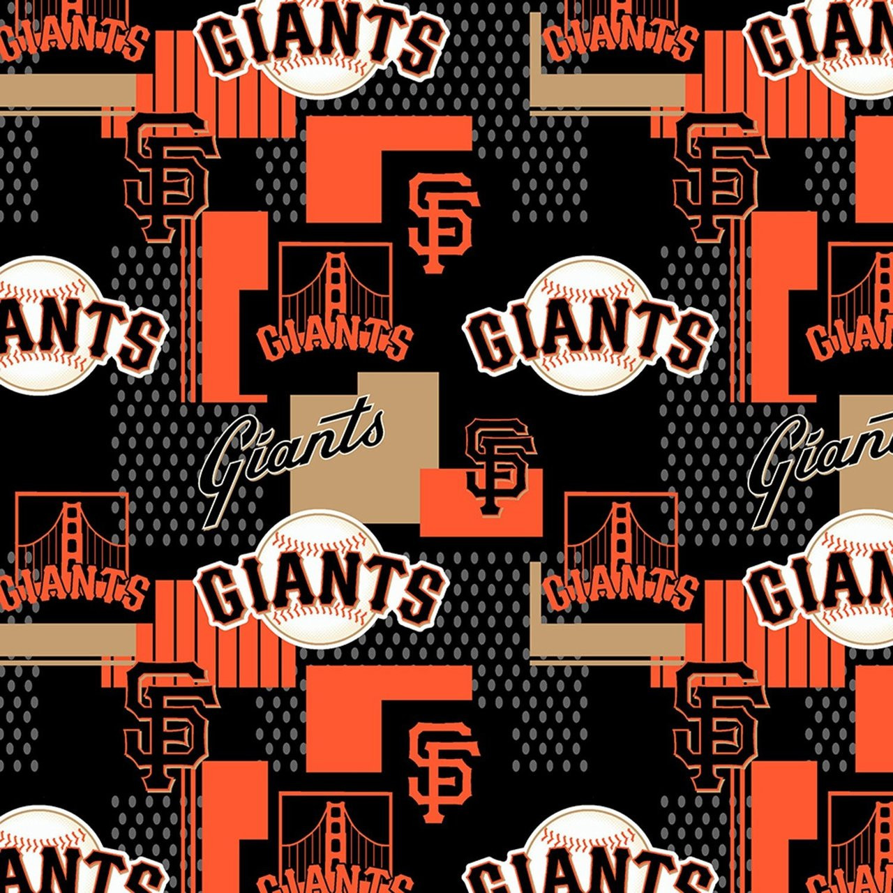 MLB Baseball Yarmulkes Cotton - San Francisco Giants