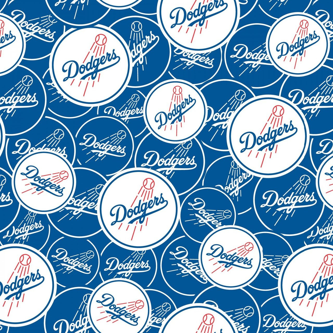 MLB Baseball Yarmulkes Cotton - Los Angeles Dodgers - yarmulkes.com
