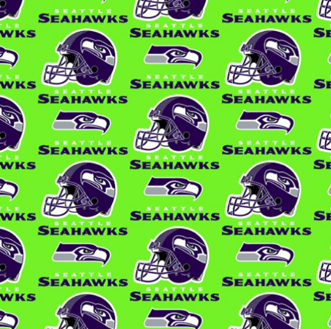 NFL Football Yarmulkes Cotton - SEA - Seattle Seahawks - Green 