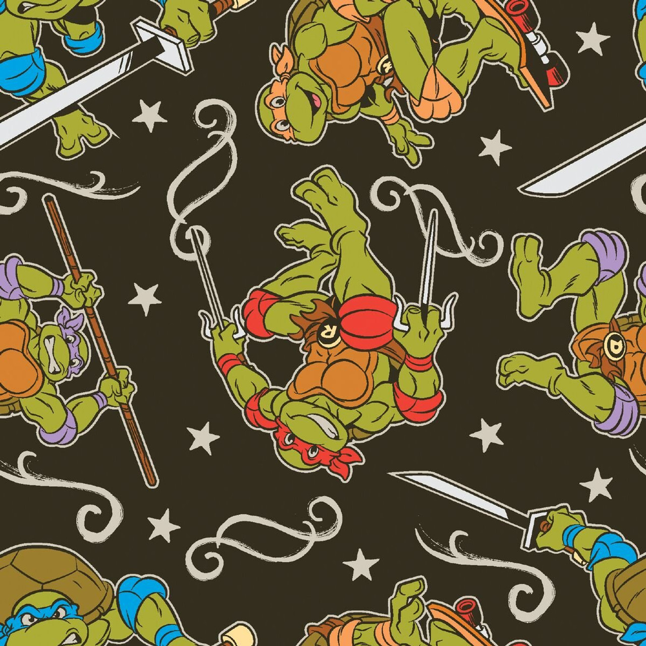 Nickelodeon Yarmulkes Cotton - Teenage Mutant Ninja Turtles Retro