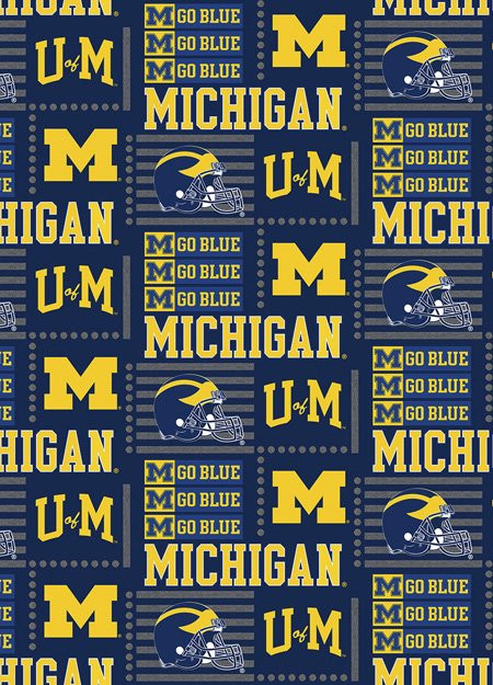 NCAA - Cotton Yarmulkes - MICHIGAN 