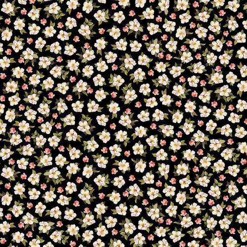 Cotton Print Yarmulkes TOSSED SMALL FLOWERS