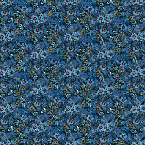 Cotton Print Yarmulkes TINY PACKED FLORAL