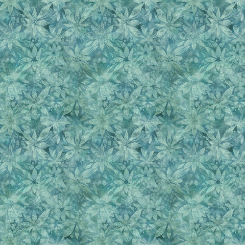 Cotton Print Yarmulkes SHADOW FLORAL TEXTURE - POWDER