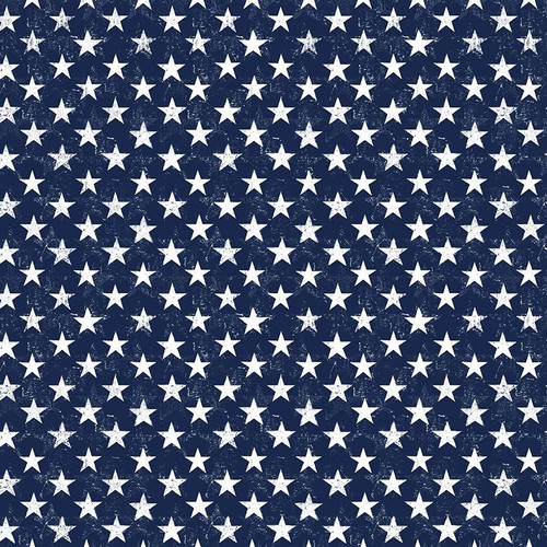 Cotton Print Yarmulkes USA PATRIOTIC STARS