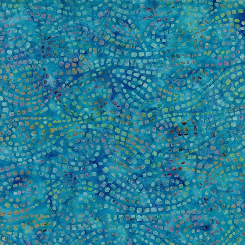 Cotton Print Yarmulkes DOTTED SWIRLS