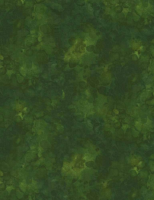 Cotton Print Yarmulkes WATERCOLOR - Forest