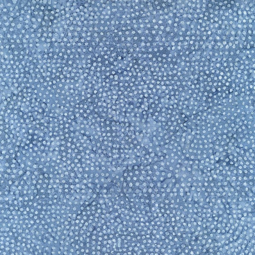 Cotton Print Yarmulkes PACKED WAVY DOTS - Slate