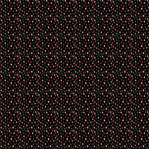 Cotton Print Yarmulkes PAINTBRUSH DOTS - Multi