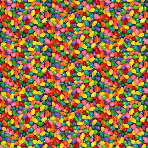 Cotton Print Yarmulkes JELLY BEANS