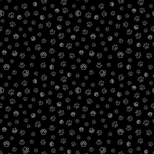 Cotton Print Yarmulkes CAT PAWS