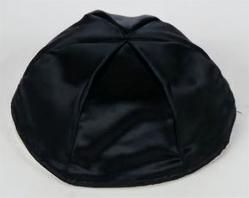 Satin Yarmulkes 6 Panels - Lined - Single Color - Black. Best Quality Bridal Satin Satin Yarmulkes 6 Panels - Lined - Single Color - Black. Best Quality Bridal Satin
