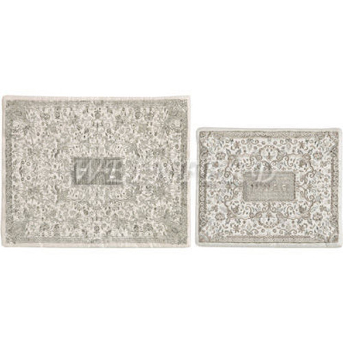 Full Embroidery Tallit and Tefillin Bag - Silver Full Embroidery Tallit and Tefillin Bag - Silver
