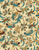 Cotton Print Yarmulkes Gecko - BEIGE