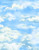 Cotton Print Yarmulkes Clouds - CLOUD