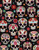 Cotton Print Yarmulkes Sugar Skulls - Fun BLACK Cotton Print Yarmulkes Sugar Skulls - Fun BLACK