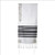 Yair Emanuel Woven Tallit with Stripes - Jerusalem Atara - Black - TAL2B