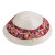 Yair Emanuel Embroidered Kippah Geometrical MAROON - YME-10M