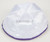 Satin Yarmulkes 6 Panels - Lined - White Satin With Purple Rim. Best Quality Bridal Satin Satin Yarmulkes 6 Panels - Lined - White Satin With Purple Rim. Best Quality Bridal Satin