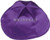 Satin Yarmulkes 6 Panels - Lined - Satin Purple With Beige Rim. Best Quality Bridal Satin