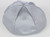 Satin Yarmulkes 6 Panels - Lined - Satin Silver With Ivory Rim. Best Quality Bridal Satin Satin Yarmulkes 6 Panels - Lined - Satin Silver With Ivory Rim. Best Quality Bridal Satin