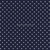 Cotton Print Yarmulkes Dot - Navy