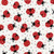 Cotton Print Yarmulkes Lady Bugs