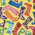 Cotton Print Yarmulkes Sunshower Rain Boots - Yellow