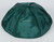 Moire Six Panel Yarmulkes Dark Green