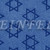 Genuine Suede Kippah - Embossed Textured Design - Star Of David