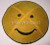 Genuine Suede Kippah - Embossed Textured Design - Embroidered Smiley - Yellow With Black Smiley Genuine Suede Kippah - Embossed Textured Design - Embroidered Smiley - Yellow With Black Smiley