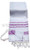Faux Wool Tallit - Lavender And Silver Stripes Faux Wool Tallit - Lavender And Silver Stripes