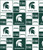 NCAA - Cotton Yarmulkes - Michigan State University - BLOCKS NCAA - Cotton Yarmulkes - Michigan State University - BLOCKS