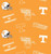 NCAA - Cotton Yarmulkes - ALLOVER - Tennessee University