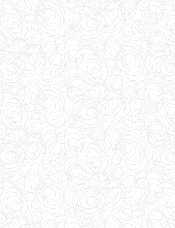 Cotton Print Yarmulkes Scribble - WHITE