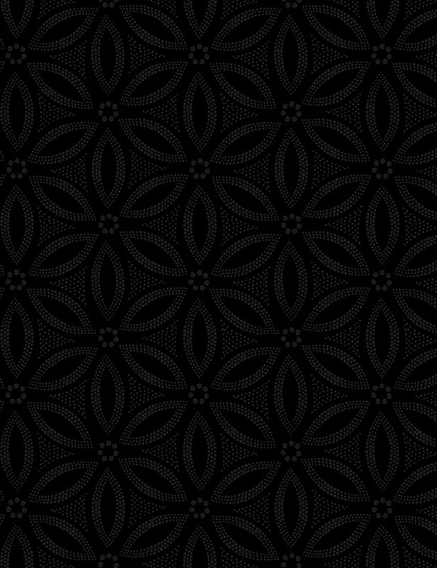 Cotton Print Yarmulkes Sand Dollar - BLACK Cotton Print Yarmulkes Sand Dollar - BLACK