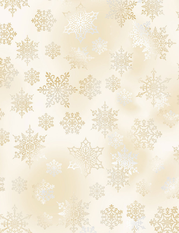 Cotton Print Yarmulkes Snowflakes - SNOW Cotton Print Yarmulkes Snowflakes - SNOW