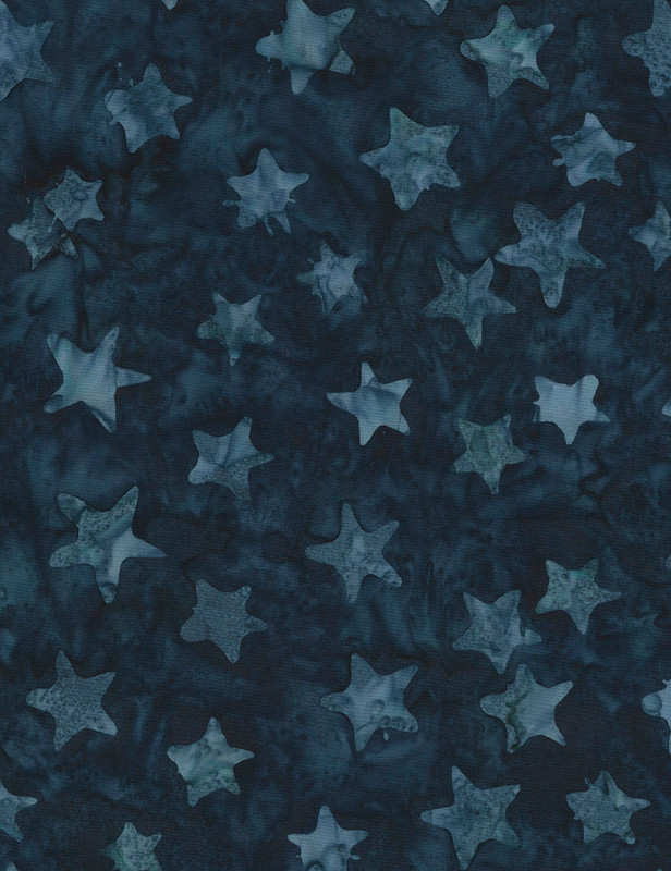 Cotton Print Yarmulkes Stars Batik - UNITED