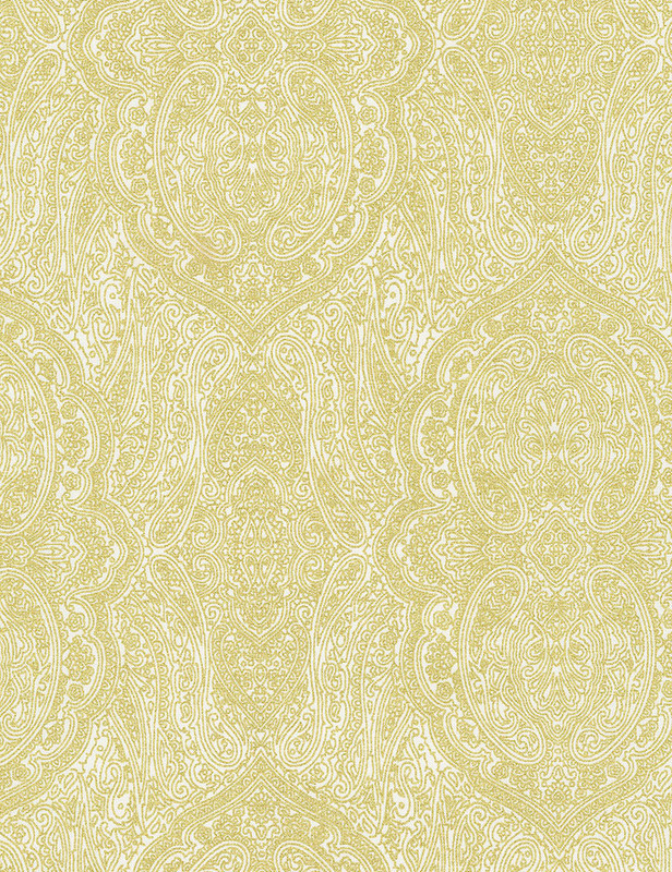 Cotton Print Yarmulkes Paisley Basic - EGGSHELL Cotton Print Yarmulkes Paisley Basic - EGGSHELL