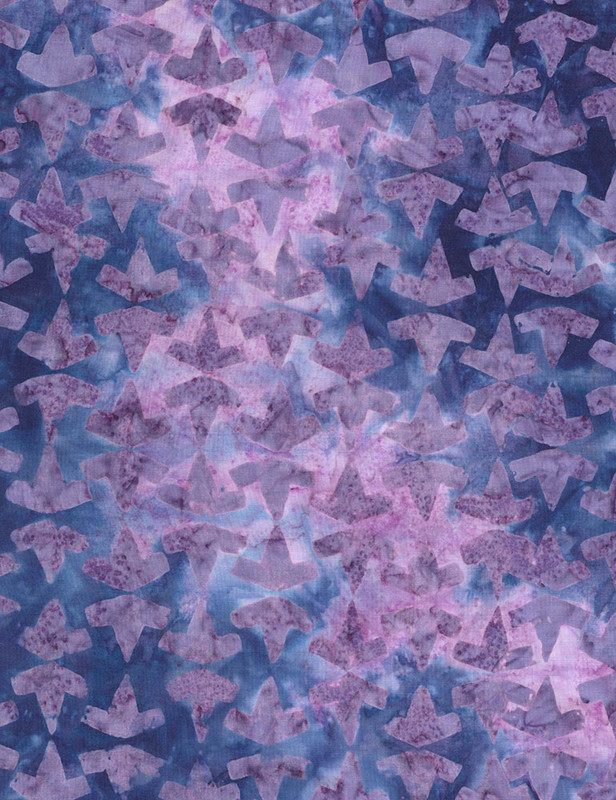 Cotton Print Yarmulkes Starlight Batik - PURPLE