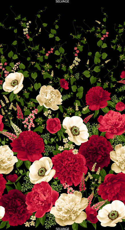 Cotton Print Yarmulkes 24" Carina Panel - BLACK Cotton Print Yarmulkes 24" Carina Panel - BLACK