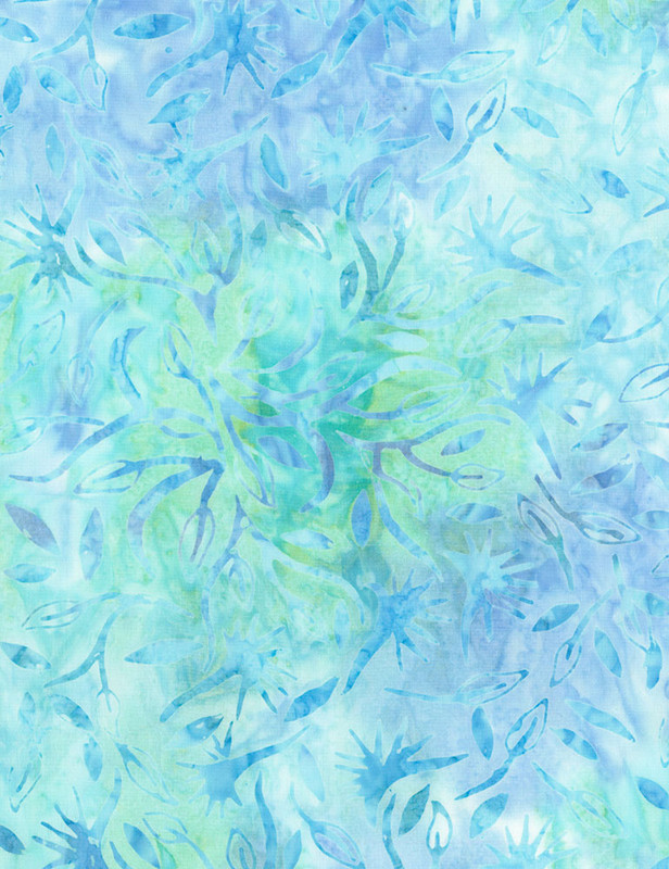 Cotton Print Yarmulkes Foliage Batik - ARUBA