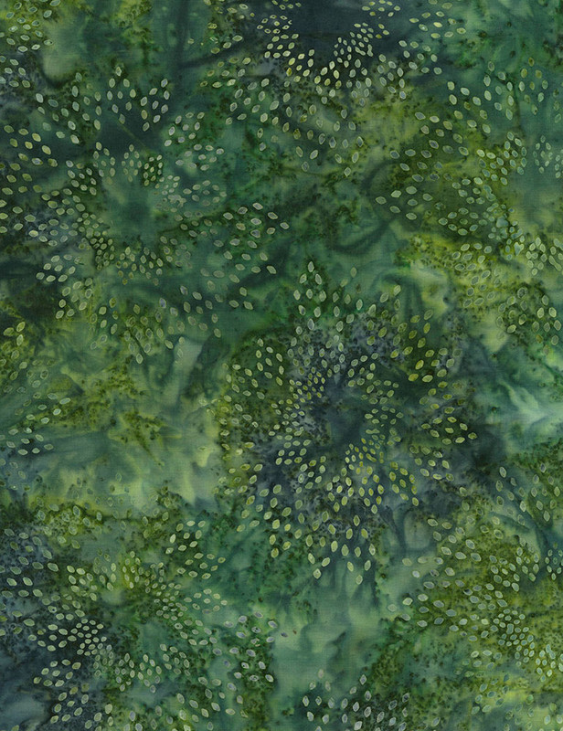 Cotton Print Yarmulkes Star Drops Batik - PERIDOT Cotton Print Yarmulkes Star Drops Batik - PERIDOT