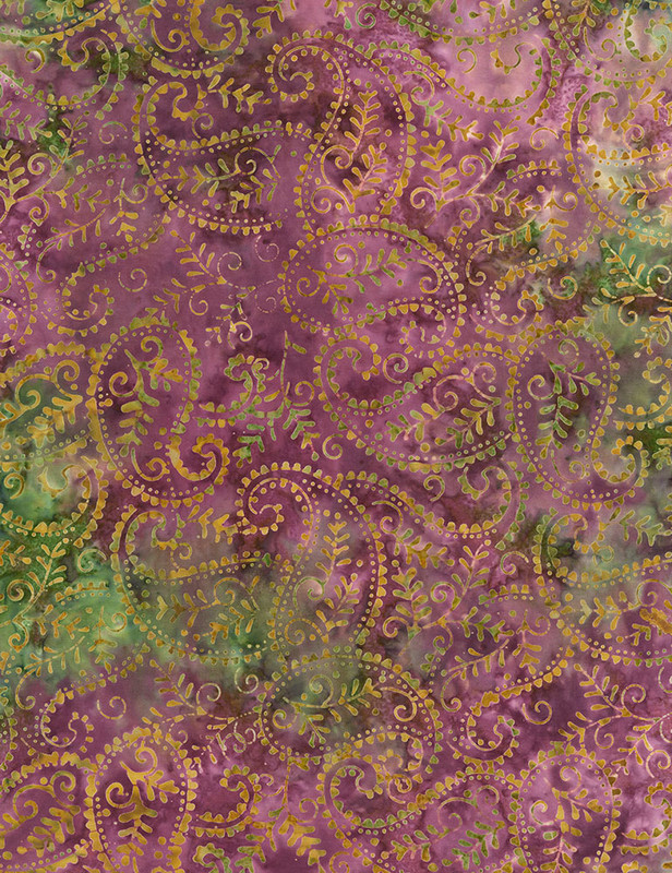 Cotton Print Yarmulkes Paisley Batik - LUSH Cotton Print Yarmulkes Paisley Batik - LUSH