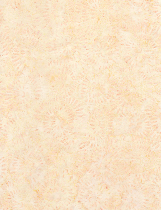 Cotton Print Yarmulkes Bead Flowers Batik - SHELL