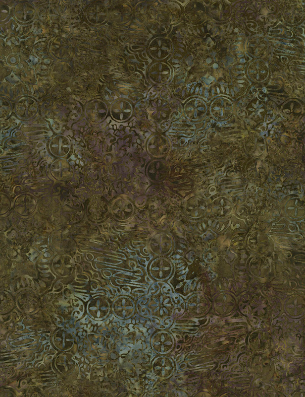 Cotton Print Yarmulkes Wonderland Batik - SABLE Cotton Print Yarmulkes Wonderland Batik - SABLE