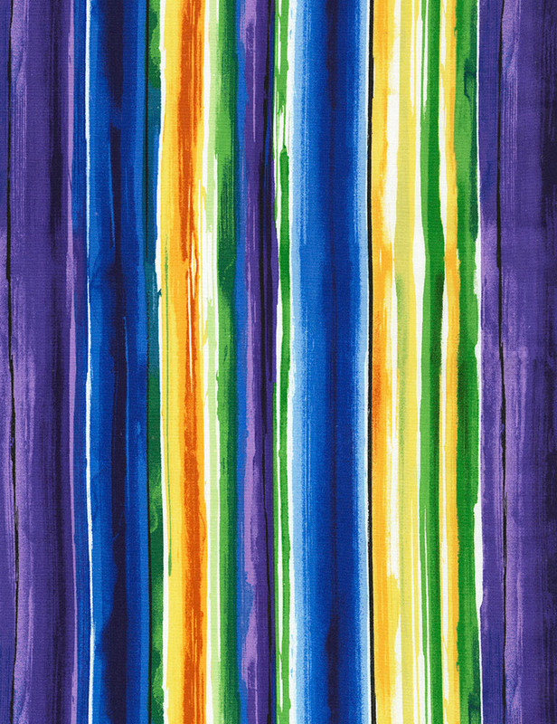 Cotton Print Yarmulkes Water Color Stripe - Reverie